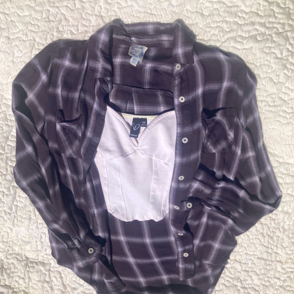 Francesca’s lightweight flannel